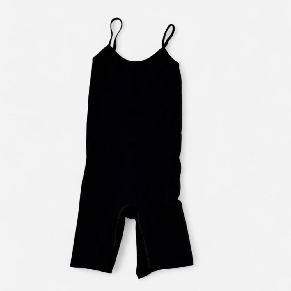 Out From Under Urban Outfitters Black Ribbed Seamless Bodysuit S